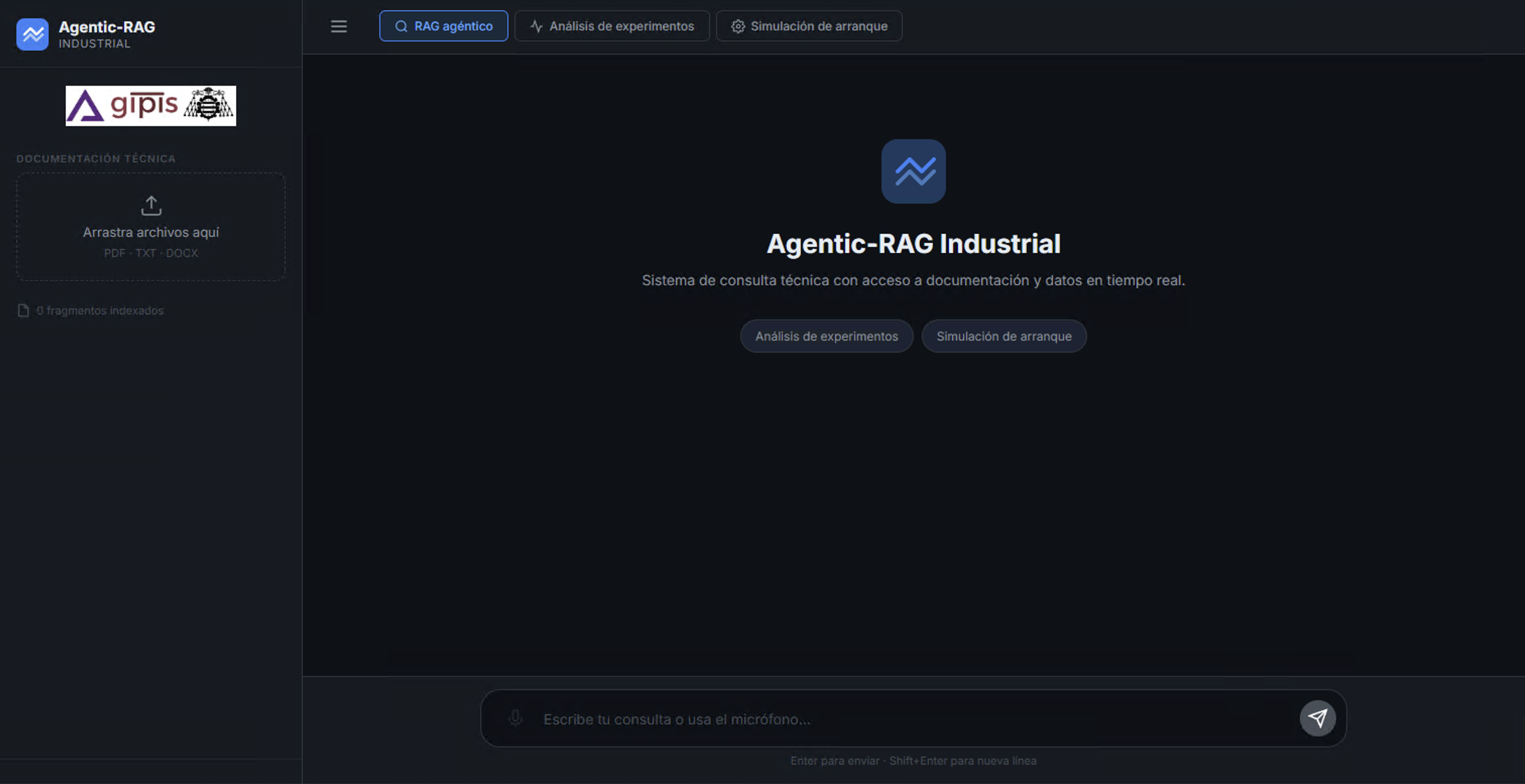 RAG architecture for HIPERAUTOMATIZACIÓN project